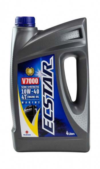 Масло ECSTAR Suzuki Marine V7000 4T SAE 10W40, 4 л, полусинтетика (упаковка 4 шт.)