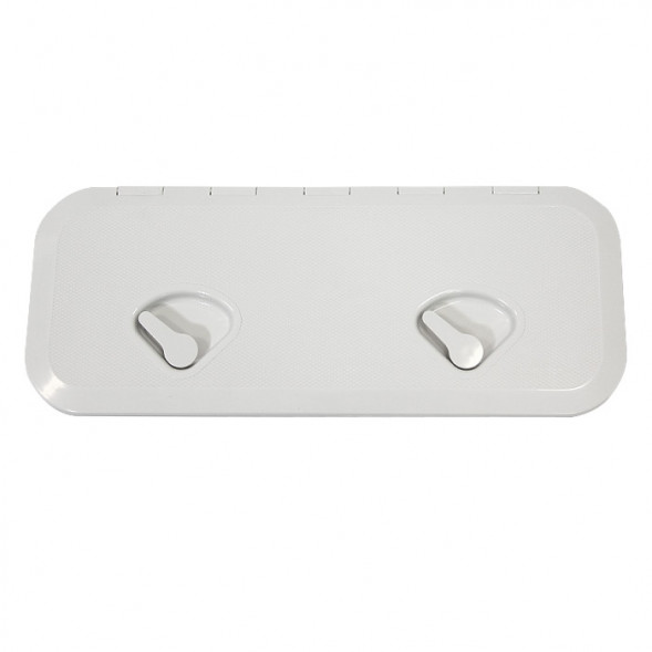 Крышка рундука SEAFLO 243x607мм, белый пластик