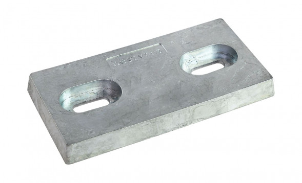 Анод цинковый для корпуса, 200x100x21 мм (упаковка из 10 шт.)