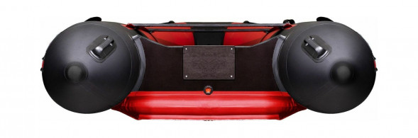 Надувная лодка ПВХ, Таймень NX 4000 НДНД PRO, красный/черный