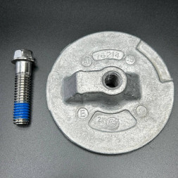 Анод редуктора Mercrusieк Bravo I-III, Mercury 100-250  (Алюминиевый) (97-762145; 76214T3) (Quicksilver)