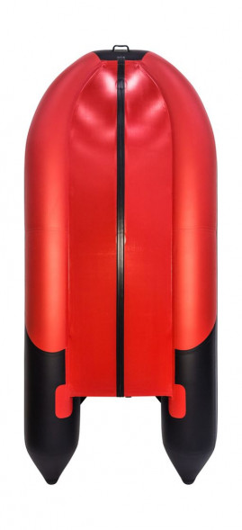Надувная лодка ПВХ, Ривьера Компакт 3600 НДНД Комби, красный/черный