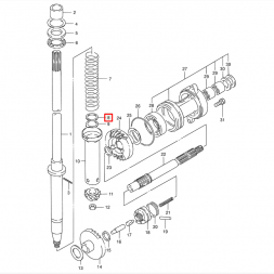 Шайба редуктора SUZUKI DT40; DF40-60 (Япония)