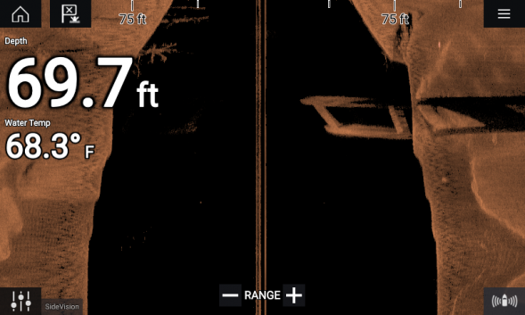 Навигационный мультидисплей Raymarine AXIOM+ 7, RV-100 Transducer