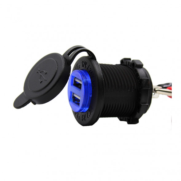 Разъем USB Skipper 5В 4,2A, врезной, без панели