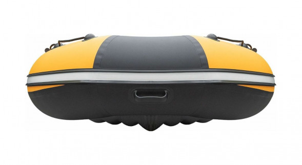 Надувная лодка ПВХ, Ривьера Компакт 3600 НДНД Комби, оранжевый/черный