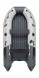 Надувная лодка ПВХ, Ривьера Компакт 3800 НДНД Комби, светло-серый/графит
