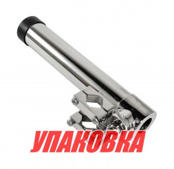 Держатель спиннинга нержавеющий с креплением к лееру, Marine Rocket (упаковка из 2 шт.)