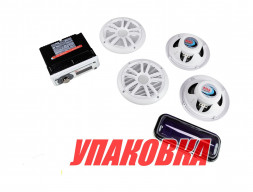 Морская аудиосистема 1DIN BOSS MCK508WB.6 (комплект4+MRC5) (упаковка из 3 шт.)