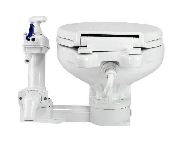 Унитаз с ручной помпой SuperCOMPACT, уценённый