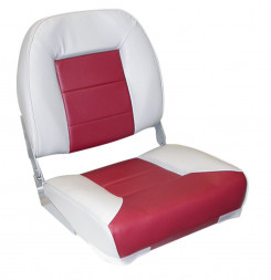 Сиденье «Premium low back», серое с красным