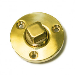 Заглушка дренажная SUNFINE с резьбовой пробкой, латунь (Замена EASTERNER C12880)