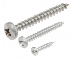 Самонарезающий винт с плоской полукруглой головкой, DIN 9048, 6,0X35