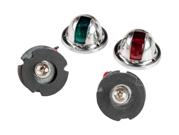 Огни ходовые, нержавеющий корпус, комплект