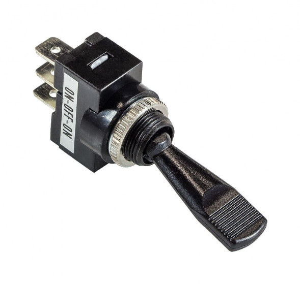 Тумблер трехпозиционный ON-OFF-ON 12 В/15А 3P