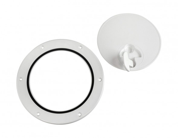 Лючок палубный 190 мм, белый