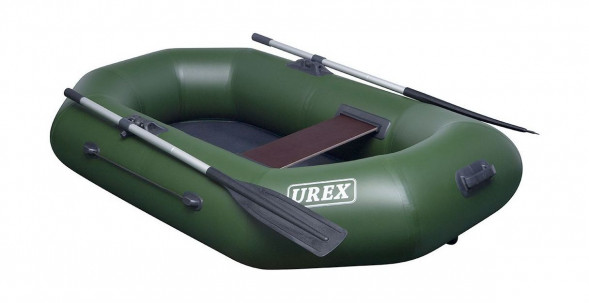 Надувная лодка ПВХ UREX 200, зеленая