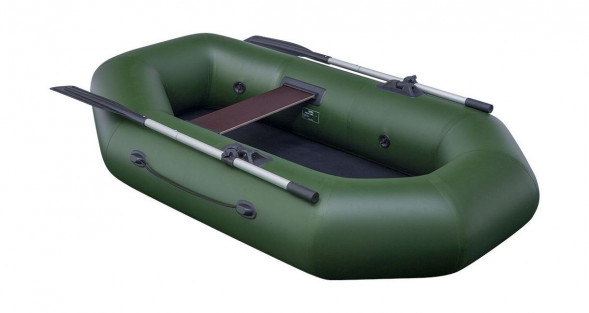 Надувная лодка ПВХ UREX 200, зеленая