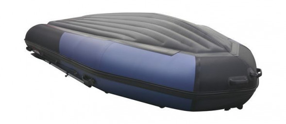 Надувная лодка ПВХ, Хантер 350 Про Спорт НДНД, синий/карбон