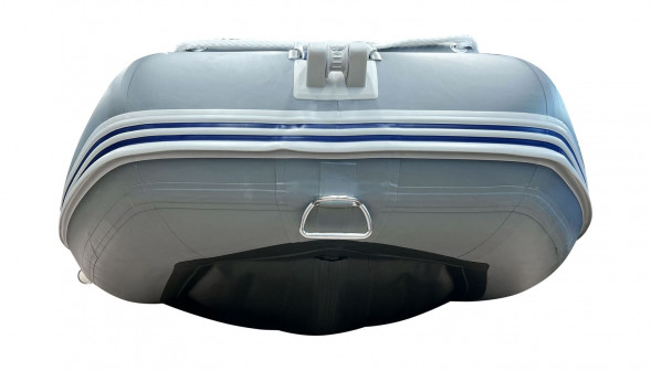 Надувная лодка ПВХ, SOLAR-430 Super Jet tunnel, серый