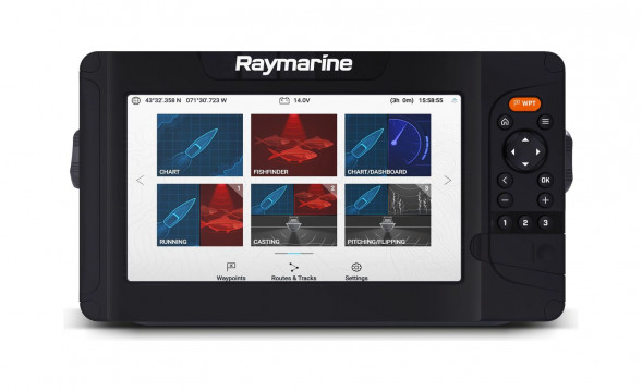 Картплоттер Raymarine Element 9, HV-100 transducer