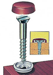 Кнопка декоративная, под диаметр 10/12, черная