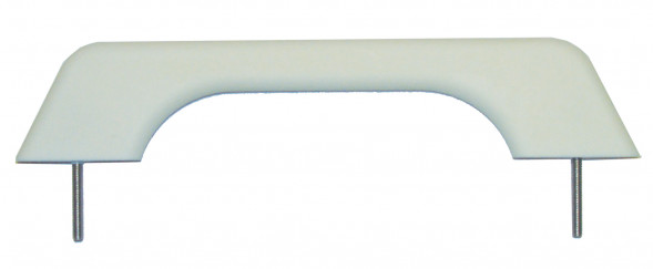 Ручка пластиковая белая. (10х2х31 см.)