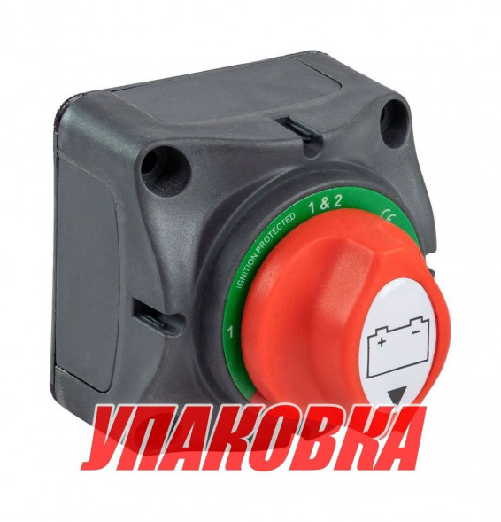 Выключатель массы &quot;OFF-1-BOTH-2&quot; (2 АКБ), 200 А, Marine Rocket (упаковка из 10 шт.)