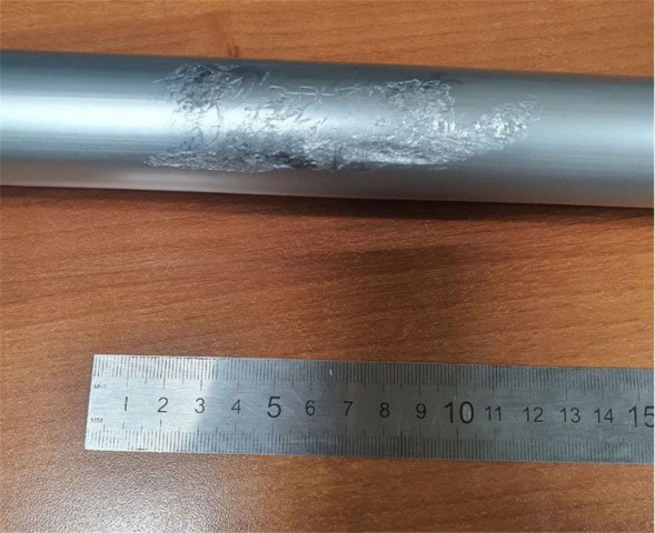 Весло разборное 150 см, черное, уцененное