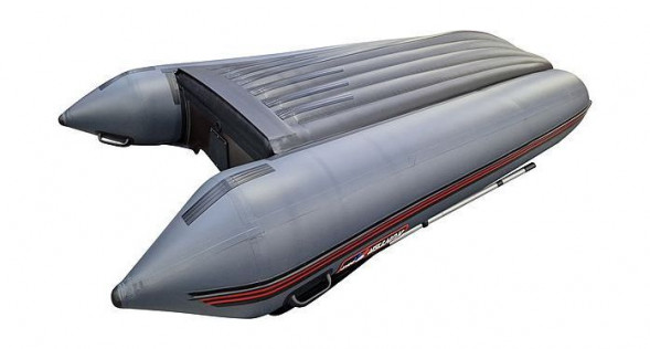 Надувная лодка ПВХ, Хантер 360 А НДНД, серый