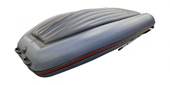 Надувная лодка ПВХ, Хантер 360 А НДНД, серый