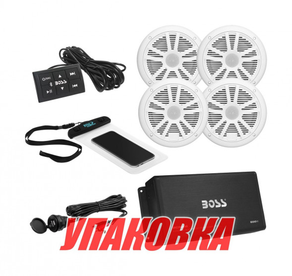 Аудиосистема с усилителем BOSS ASK904B.64 (комплект4) (упаковка из 3 шт.)