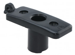 Подуключина пластиковая, врезная &quot;Мореман&quot;, 18 мм, черная
