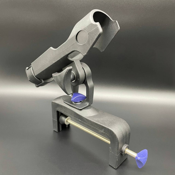 Подставка под удочку (С струбциной) (Пластик) (Sunfine) (Уценка, сломана ручка)