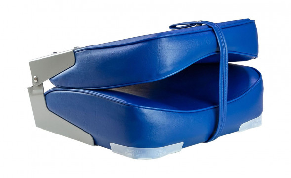 Кресло мягкое складное, обивка винил, цвет синий, Marine Rocket (упаковка из 4 шт.)