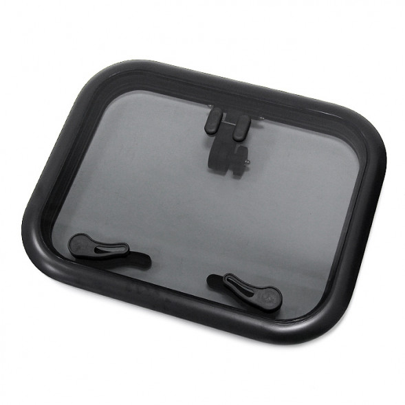 Люк палубный распашной Альбатрос 572x457 (черное исполнение)