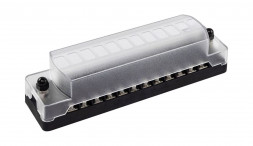 Блок на 12 предохранителей с общими шинами (+/-), Marine Rocket