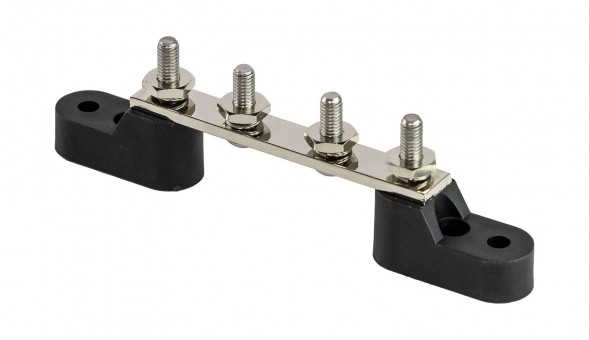 Колодка распределительная электромонтажная с защитной крышкой, 4 контакта (упаковка из 5 шт.)