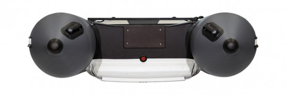 Надувная лодка ПВХ, Таймень NX 3800 НДНД PRO, бронь, светло-серый/графит