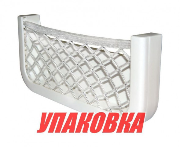 Накладной карман с сеткой 360x160x12 мм (упаковка из 4 шт.)