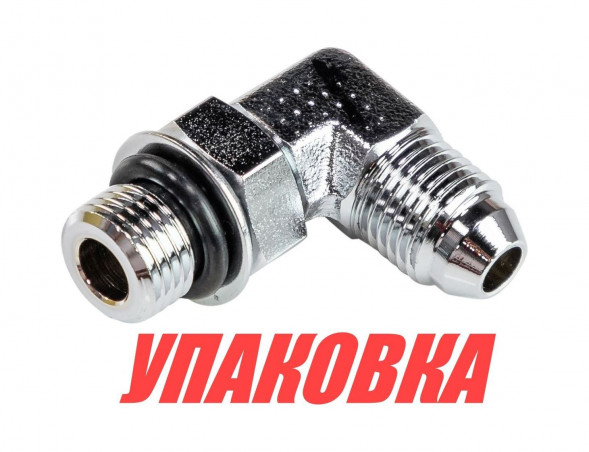 Переходник угловой на гидроцилиндр 1/4"x1/4", Sea First (упаковка из 4 шт.)