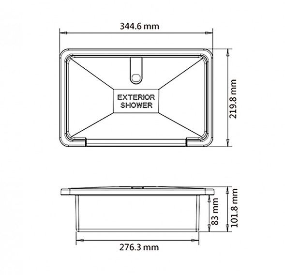 Душ в коробе