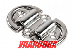 Обушок откидной с двойными полукольцами 6 мм, Marine Rocket (упаковка из 5 шт.)