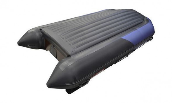 Надувная лодка ПВХ, Хантер 400 Про Спорт НДНД, синий/карбон