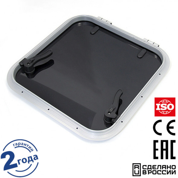 Люк палубный безрамный Пеликан 425x425 R75