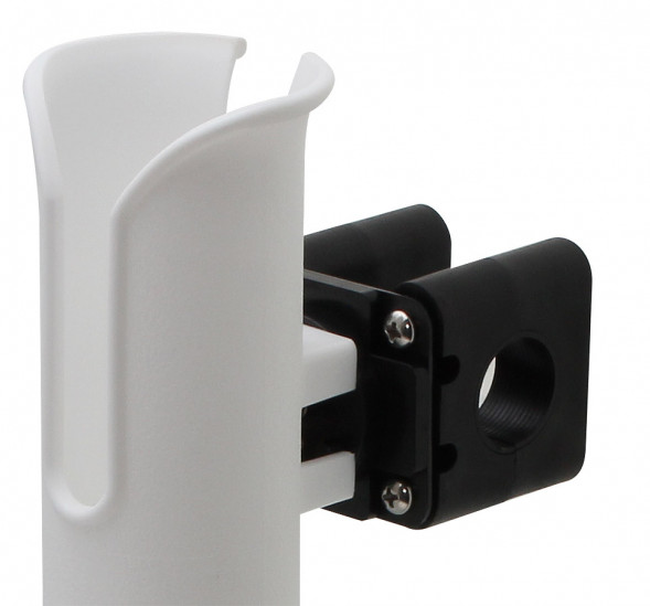 Держатель удилища с креплением на релинг, белый пластик