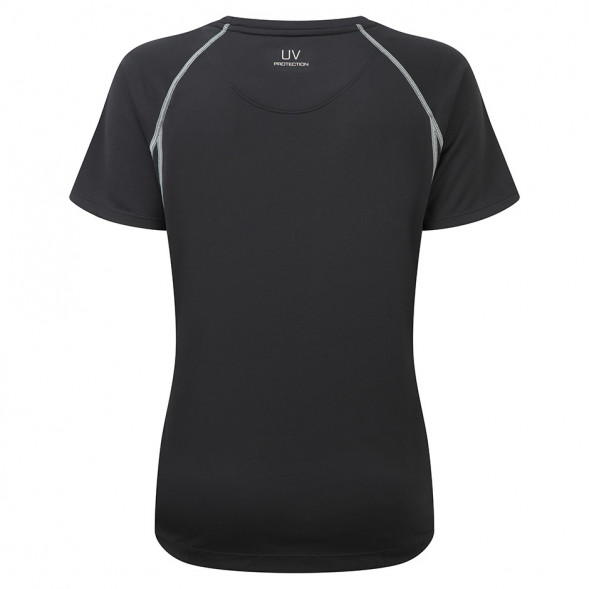 Футболка мужская «Fast-Dri Silver Mono» с коротким рукавом, цвет черный, размер S