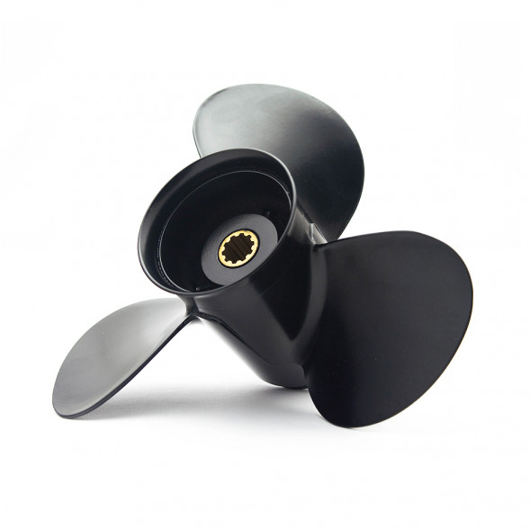 Винт гребной  Skipper для Mercury 9.9-25HP, диаметр 10  3/8" алюминиевый, лопастей 3, шаг 12"