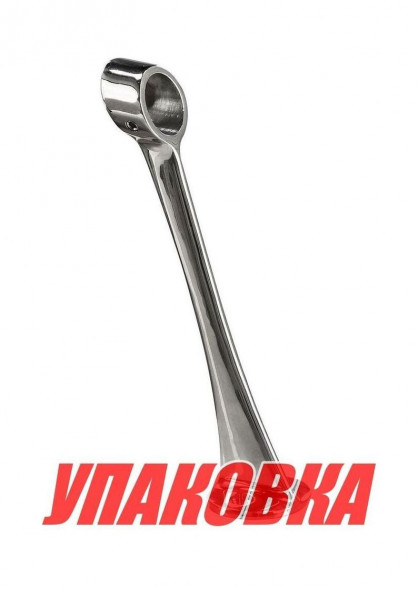 Стойка поручня проходная под трубу 7/8 (22 мм), продольная, высота 152 мм (упаковка из 10 шт.)