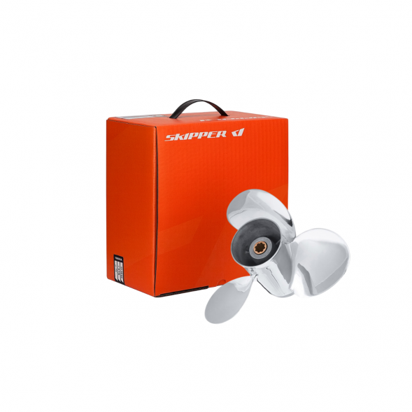Винт гребной  Skipper для Yamaha 9.9-20HP, диаметр 9 1/4" нержавеющий, лопастей - 3, шаг 10"